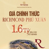  CÔNG BỐ GIÁ CHÍNH THỨC RICHMOND PHÚ XUÂN 